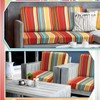 Geyoga 8 Pcs Patio Stretch Sofa Cushion Covers Outdoor Cushion
