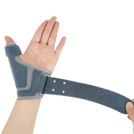 ZONADAH Handgelenkstütze mit Daumen-Handgelenk-Kompressionsgurt, Daumenschiene, Stabilisator, atmungsaktiv, perforierte Fingerstütze, unter Druck stehender Fingerschutz