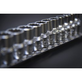 BGS Socket Spanner Set 6.3 mm 1/4 Inch, 12-Point, 12 Pieces, 2755