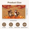 Fall Door Mat - Autumn Cat Welcome Mat, Funny Doormats