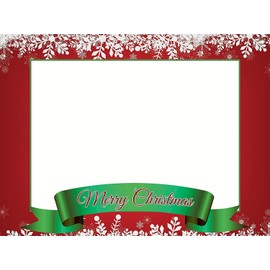 Merry Christmas Themed Photo Booth Prop Frame for Xmas/New Year Party