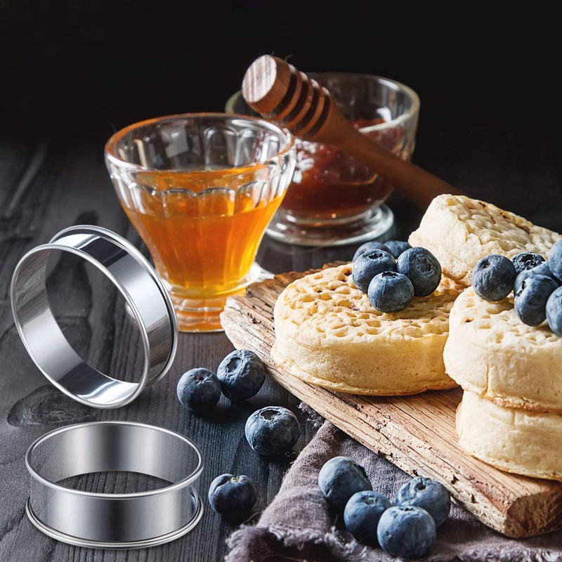 Uncle Jack 6 Pack 4‘' Double Rolled English Muffin Rings,