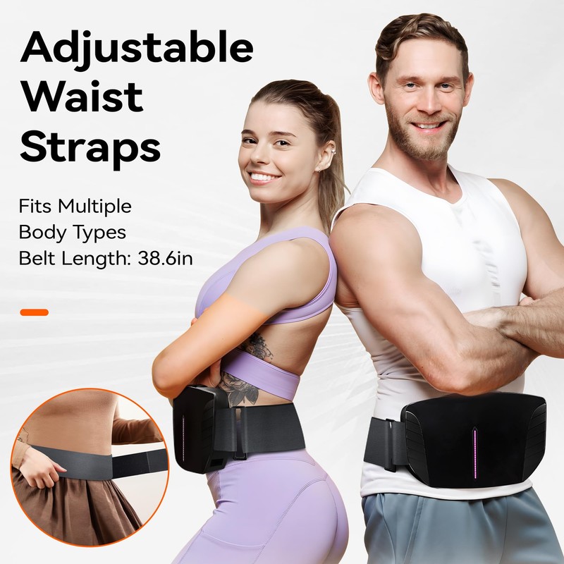 QXC Stomach Massager with Heat Help for Bloating, Cramps &