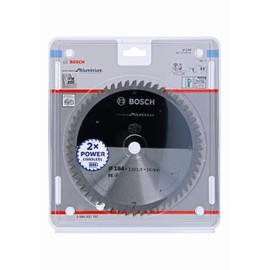 Bosch 1 x Pro aluminium circular saw blade for cordless cap and mitre saws (for aluminium, non-ferrous metals, diameter mm, professional accessories, chop and mitre circular saw)