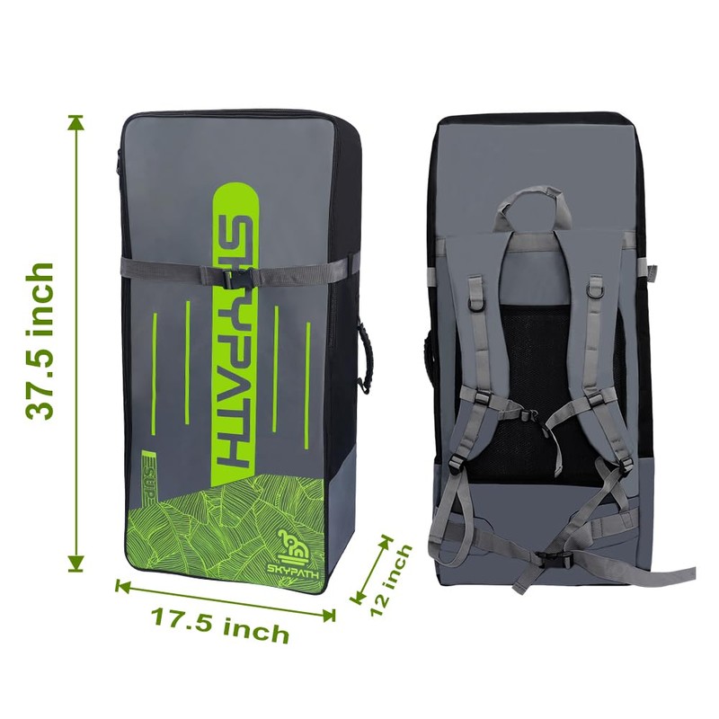 SkyPath iSUP Bag, Paddle board Backpack Bag, Travel Carrying Backpack,