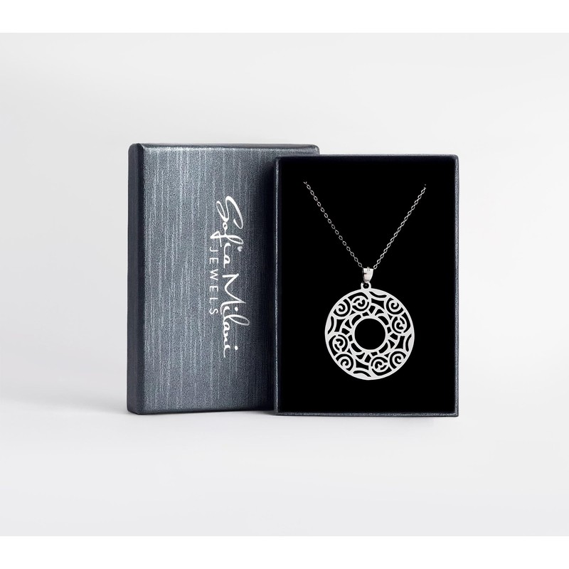 SOFIA MILANI - Women's Necklace 925 Silver - Ornamental Pendant