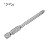 HARFINGTON 10pcs #2 Phillips Screwdriver Bit PH2 1/4" Hex Shank