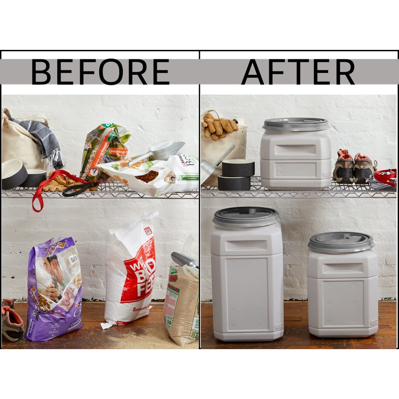 Mighty Tuff Airtight Dog Food Storage Container – 10 Gal,