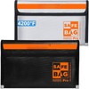 Small Fireproof Bag for Cash and Documents (9.5x5.8") 4200°F Upgraded