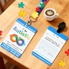 TINNALART Autism Card Set with Safety Tag, Funny Autism ID