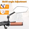 Foldable mirror for mountain bikes, 360-degree rotatable mirror, Bicycle Mirrors