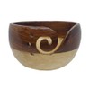 Scheepjes Yarn Bowl Rosewood and Pine Wood 14 x 8