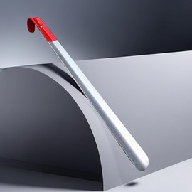 SUNUNICO Extra Long Shoehorn, 16.5” Metal Shoe Horn, Heavy Duty Stainless Steel Shoehorn for Men, Women, Kids, Seniors