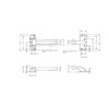 National Hardware N199-679 V804 Door Security Guard in Brass,3/8" x