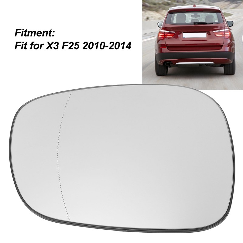 Heated Mirror Glass Scratch Resistant Weatherproof Reaview Mirror Glass with