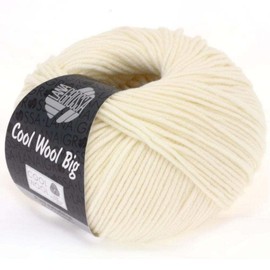 TOETOL Lana Grossa Cool Wool Big, 928 Medium Grey Yarn