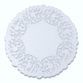 The Baker Celebrations White Round Paper Lace Doilies (Pack of 100) Made in Canada (8-inch)