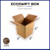 EcoSwift 1-Box 3x3x3 "EcoSwift" Brand Cardboard Packing Mailing Shipping Corrugated