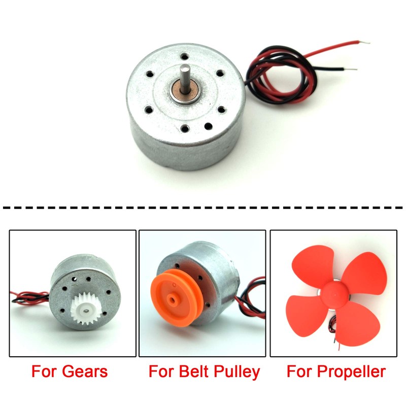 EUDAX Mini Generator Motors 3V-12V DC Motor Electric Motor for
