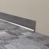 Mohawk Peel and Stick Vinyl Wall Base in Smoke 4”W