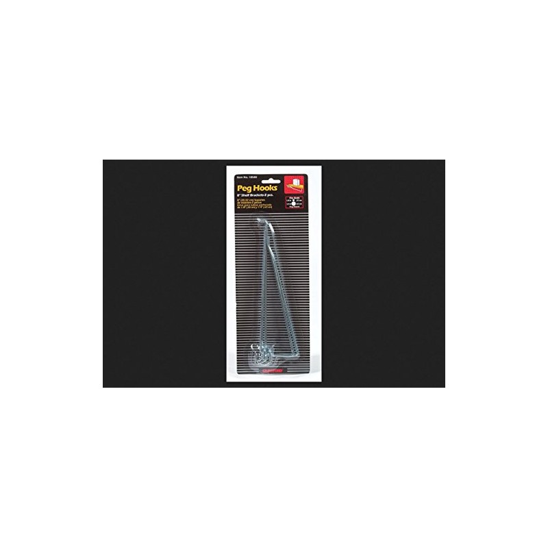 Crawford Lehigh Group 18580 2PK1/8 8" Shelf PegHook