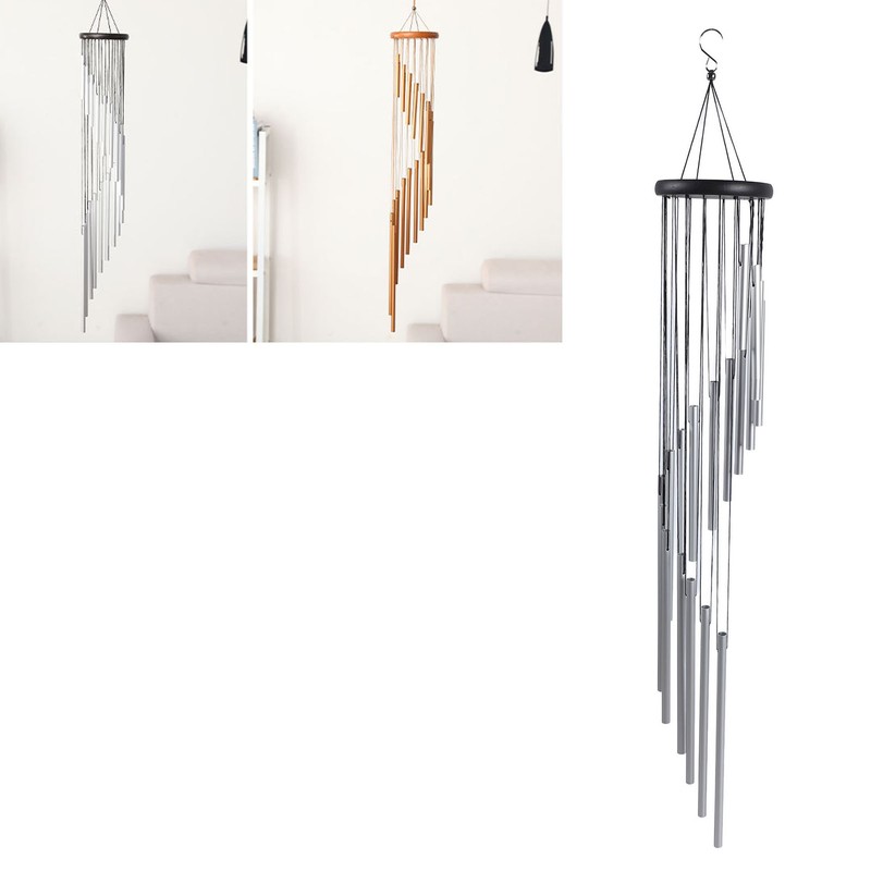 35 Inch Wind Chimes 18 Aluminum Tubes Wind Chimes Decoration