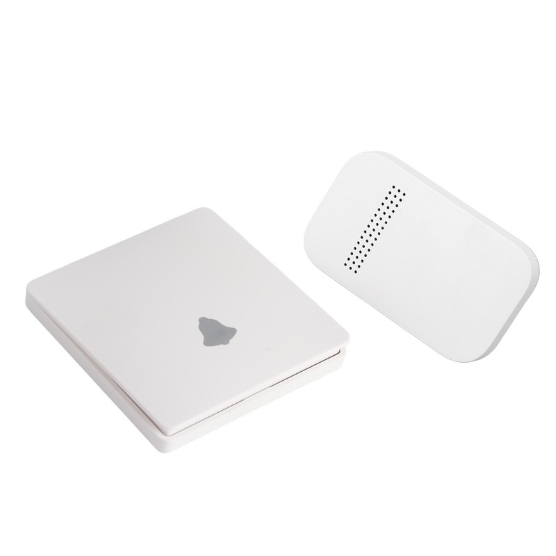 Wireless Doorbell Battery Free 86 Switch Plate 433MHz IP68 Waterproof