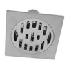 Square Shower Drain Kit 4.3in Stainless Steel Anti Clogging Odor