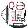 1/10 RC Metal Front Rear Bumper with LED Light Kit