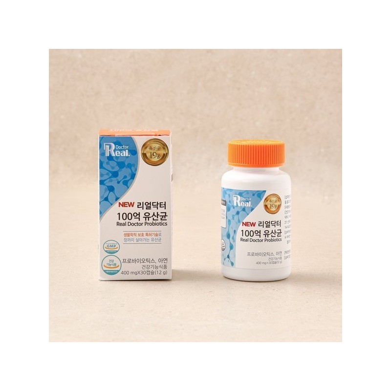 Real Doctor 10 Billion Probiotics 400mg 30 Capsules (1-Month Supply)