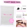 Premade Fans Eyelash Extensions 12D-D-0.07-10 Premade Volume Lash Extensions 320
