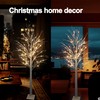 4FT 5FT 6FT Christmas Tree with Lights, 3PACK Smart Lighted