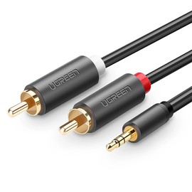UGREEN 3.5mm male to 2RCA male cable 2M (10510)