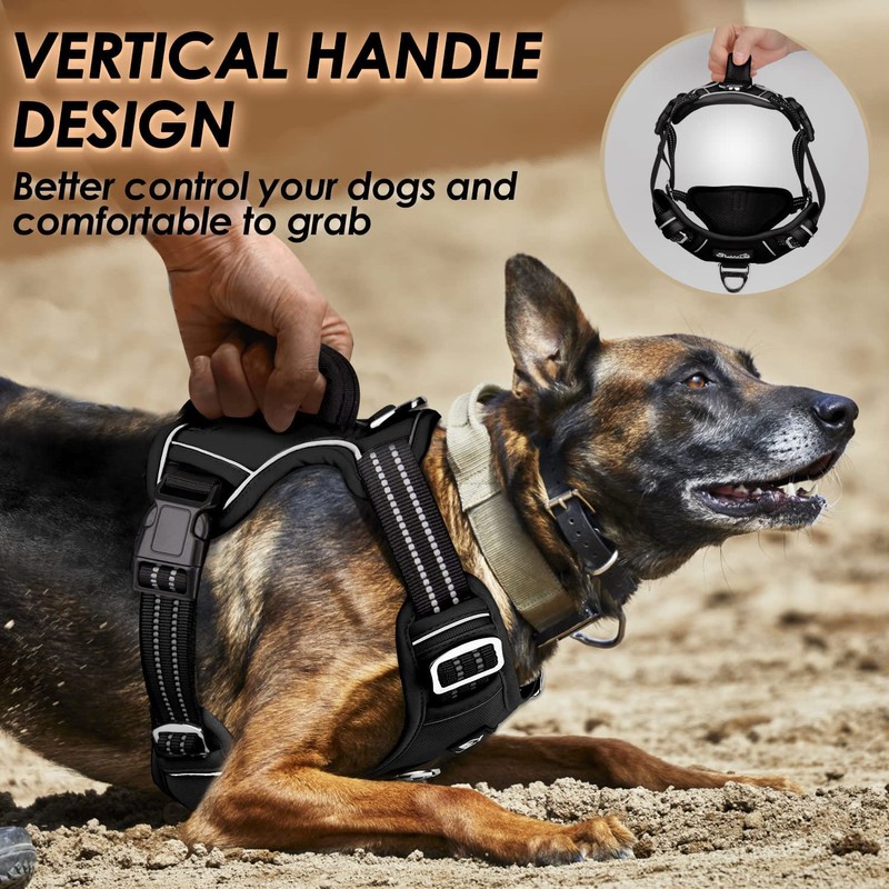 Eyein No Pull Dog Harness Large, Comfortable Heavy Duty Pet