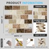 URCOLOR 10-Sheet Peel and Stick Backsplash Subway Tile for Kitchen,12"x12"