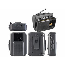 auvisio Cassette Player: Mobile Cassette Player, Bluetooth Transmitter, Voice Recorder, Radio (Cassette Recorder, Bluetooth Cassette Recorder, Analogue Voice Recorder)