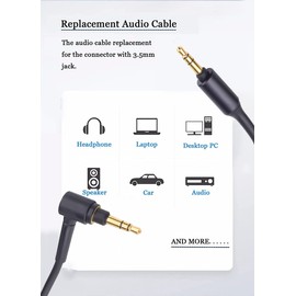 Tobysome WH1000XM3 Headphone Cable Replacement Aux WH1000XM Audio Cord Compatible with Sony WH-1000XM4 WH-1000xm5 MDR-100ABN WH-H900N MDR-1A Headphones