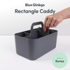BLUE GINKGO Stackable Organizer Caddy – Korean-Made Portable Tote for