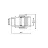 BFG MDPE Fitting für Wasserrohre, 2er Pack, Adapter 20mm x
