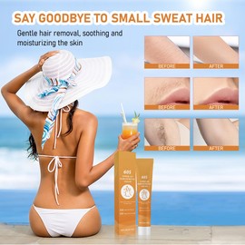 Enthaarungscreme Gesicht - Schmerzfreie Haarentfernung & Langzeit-Glätte, Sanfte Creme für Oberlippe/Kinn, Haarentfernung Gesicht Damen, Ideal für Sensitive Haut & Gesichtshaarentfernung