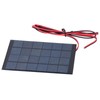 2Pcs Mini Solar Power Module Epoxy Panel with 100cm Cable