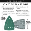 Serious Grit - 80 Grit 4" x 6" Delta (100mm