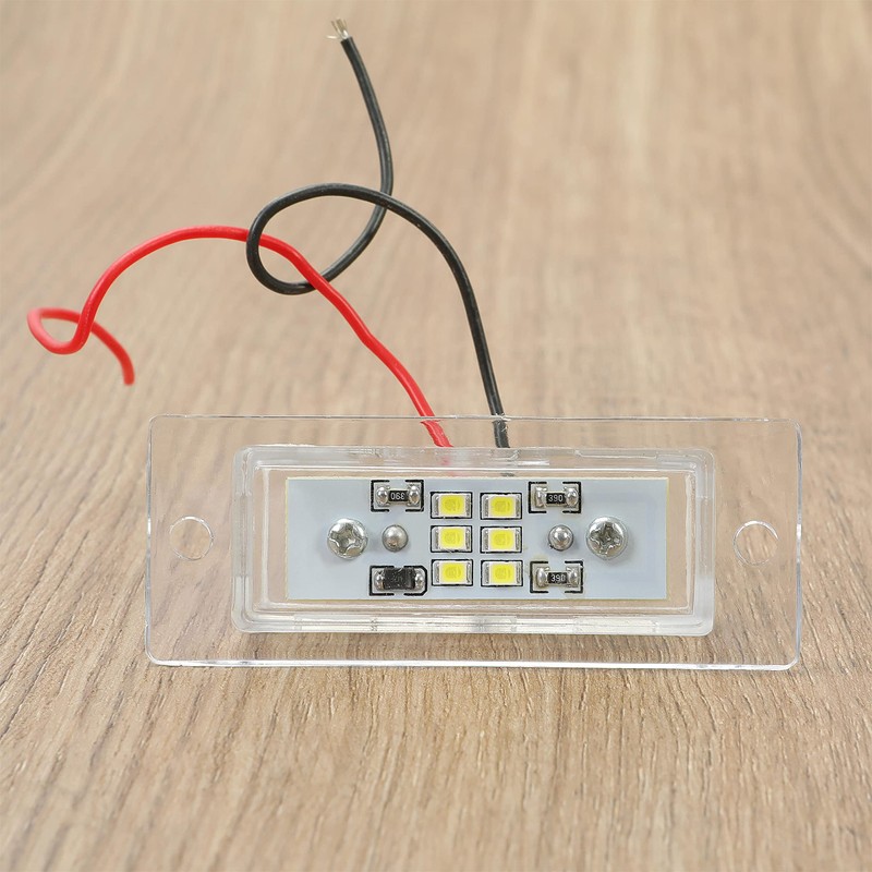 KUAFU Universal License Plate LED Light For Roll Pan Bumper