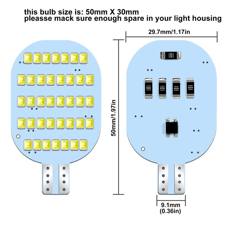 ACOHUIKE Super Bright T10 921 922 912 LED Bulbs for