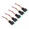 5Pcs Automotive Relay 12V DC 30A 4 Pin 4 Wire