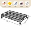 KOSIWU Under Bed Shoe Storage Organizer, Rolling Under Bed Storage