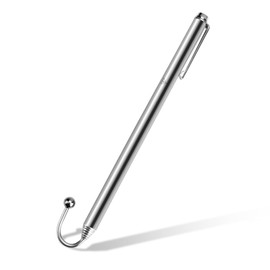 3' Telescoping Wire Reacher Pole, 36 Inch Extended Length, Collapsible Wire Reacher to 6.375",with Storage Clip and Hook,Stainless Steel