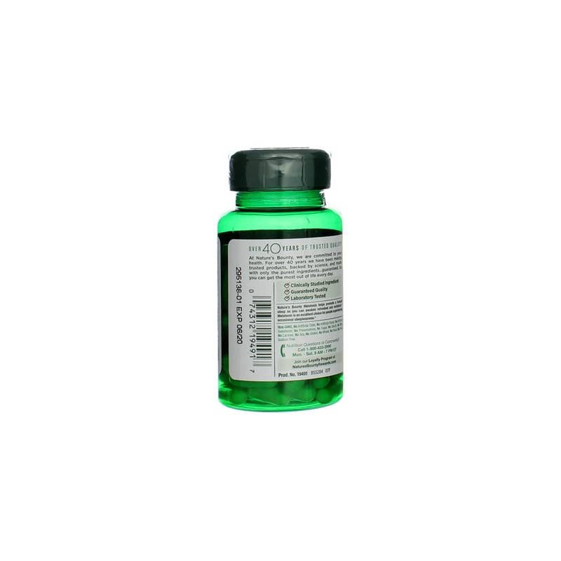 Nature's Bounty Melatonina 10mg Cápsulas 60 ea (Paquete de 2)