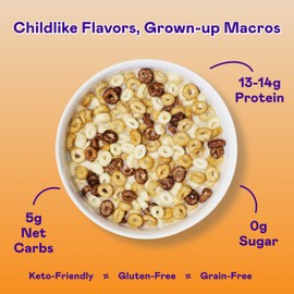 Magic Spoon Cereal - High Protein Cereals - Sugar Free Snacks & Breakfast Food - Grain & Gluten Free Cereal - Healthy Snacks - Low Carb & Keto Friendly - 4 Pack: 2 Smores & 2 Chocolate Chip Cookie
