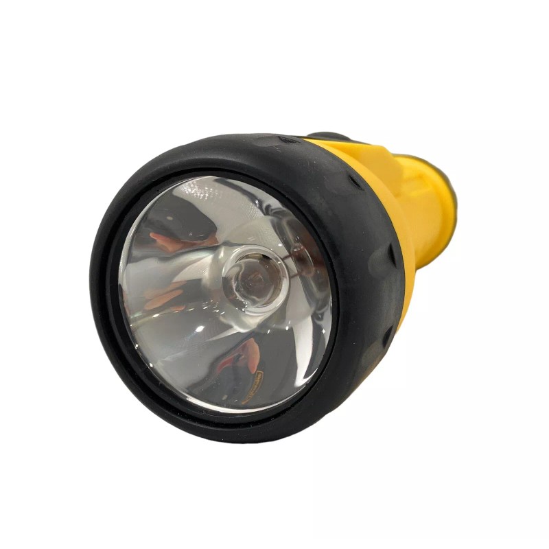 Westward Industrial Handheld 2D Flashlight Work Light, Yellow, Incandescent